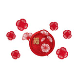 Maxbell Chinese New Year Door Stickers Decor Blessing Word Fu Character for Party style A