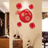Maxbell Chinese New Year Door Stickers Decor Blessing Word Fu Character for Party style A