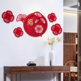 Maxbell Chinese New Year Door Stickers Decor Blessing Word Fu Character for Party style A