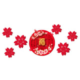 Maxbell Chinese New Year Door Stickers Decor Blessing Word Fu Character for Party style B