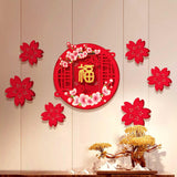 Maxbell Chinese New Year Door Stickers Decor Blessing Word Fu Character for Party style B