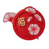Maxbell Chinese New Year Door Stickers Decor Blessing Word Fu Character for Party style C