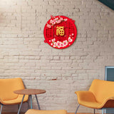 Maxbell Chinese New Year Door Stickers Decor Blessing Word Fu Character for Party style D
