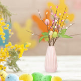 Maxbell 5 Pieces Artificial Easter Stems Office Farmhouse Faux Berries Handmade