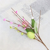 Maxbell 5 Pieces Artificial Easter Stems Office Farmhouse Faux Berries Handmade