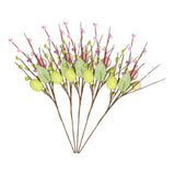 Maxbell 5 Pieces Artificial Easter Stems Office Farmhouse Faux Berries Handmade