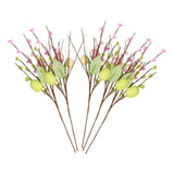 Maxbell 5 Pieces Artificial Easter Stems Office Farmhouse Faux Berries Handmade