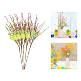 Maxbell 5 Pieces Artificial Easter Stems Office Farmhouse Faux Berries Handmade