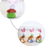 Maxbell Funny Easter Rabbit Basket Eggs Candy Gift Basket Crafts Decoration Home Yellow Pants