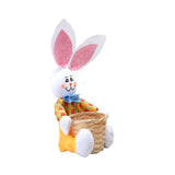 Maxbell Funny Easter Rabbit Basket Eggs Candy Gift Basket Crafts Decoration Home Yellow Pants