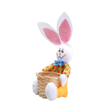 Maxbell Funny Easter Rabbit Basket Eggs Candy Gift Basket Crafts Decoration Home Yellow Pants