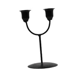 Maxbell Candles Holder Candlestick Centerpieces Metal Racks Display Scene Layout Black