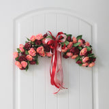 Maxbell 19.69inch Wedding Arch Flowers Spring Summer Window Bouquet Office