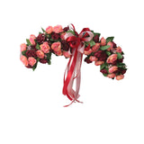 Maxbell 19.69inch Wedding Arch Flowers Spring Summer Window Bouquet Office