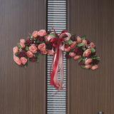 Maxbell 19.69inch Wedding Arch Flowers Spring Summer Window Bouquet Office