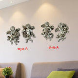 Maxbell Angel Wall Sculpture Figurine Versatile for Sitting Room Hall Home Decor Style A