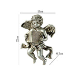 Maxbell Angel Wall Sculpture Figurine Versatile for Sitting Room Hall Home Decor Style B