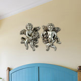 Maxbell Angel Wall Sculpture Figurine Versatile for Sitting Room Hall Home Decor Style B