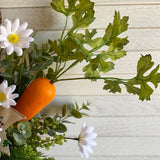 Maxbell Easter Wreath Artificial Flower Garland Ornament for Farmhouse Porch Decor