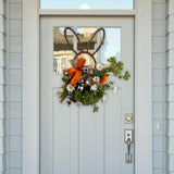 Maxbell Easter Wreath Artificial Flower Garland Ornament for Farmhouse Porch Decor