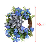 Maxbell Easter Egg Wreath Pendants Greenery Wreaths for Festival Farmhouse Decor