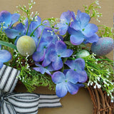 Maxbell Easter Egg Wreath Pendants Greenery Wreaths for Festival Farmhouse Decor