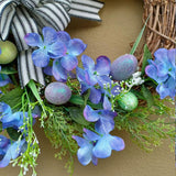 Maxbell Easter Egg Wreath Pendants Greenery Wreaths for Festival Farmhouse Decor