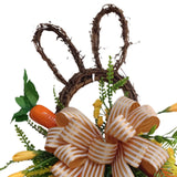 Maxbell Large Easter Rabbit Wreath Decor Front Door Wall Hanging Welcome Garland