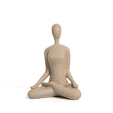 Maxbell 3Pcs Yoga Pose Statue Figurine Housewarming Indoor Yoga Figure Sculpture