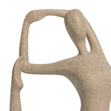 Maxbell 3Pcs Yoga Pose Statue Figurine Housewarming Indoor Yoga Figure Sculpture