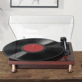 Maxbell Vinyl Record Player Turntable Music Player with Speakers for Bar Decoration