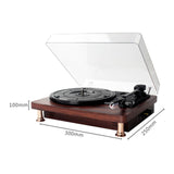 Maxbell Vinyl Record Player Turntable Music Player with Speakers for Bar Decoration