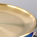 Maxbell Chic Resin French Bulldog Statue 2 Metal Trays with Glasses Home Decor Black