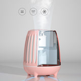 Maxbell Air Humidifier Essential Oil Diffuser Timer USB Night Light Silent Pink