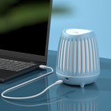 Maxbell Air Humidifier Essential Oil Diffuser Timer USB Night Light Silent Blue