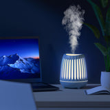 Maxbell Air Humidifier Essential Oil Diffuser Timer USB Night Light Silent Blue