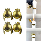 Maxbell 4Pcs Metal Automatic Candle Snuffer for Bedroom Home Candle Accessories Aureate