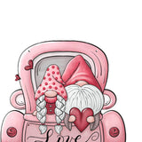 Maxbell Valentine's Door Hanging Decoration Backdrop Wall Decor for Yard Couple Car with Two People