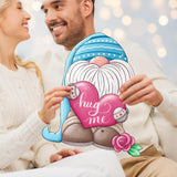 Maxbell Valentine's Door Hanging Decoration Backdrop Wall Decor for Yard Couple Blue Hat