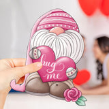 Maxbell Valentine's Door Hanging Decoration Backdrop Wall Decor for Yard Couple Pink Hat
