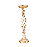 Maxbell Flowers Vase Candle Holders Creative Metal Stand Candelabra for Props Decor Medium