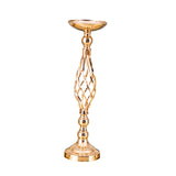 Maxbell Flowers Vase Candle Holders Creative Metal Stand Candelabra for Props Decor Medium