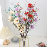 Maxbell Artificial Daisy Flower Floral Arrangement Gift for Garden Office Home Champagne