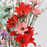 Maxbell Artificial Daisy Flower Floral Arrangement Gift for Garden Office Home Champagne
