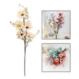 Maxbell Artificial Daisy Flower Floral Arrangement Gift for Garden Office Home Champagne