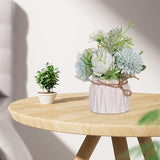 Maxbell Artificial Flowers Hydrangea Flower Bonsai for Garden Decoration Green