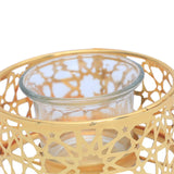 Maxbell Votive Candle Holders Candlestick Holder for Festival Tabletop Decoration round geometry