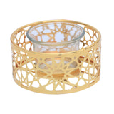 Maxbell Votive Candle Holders Candlestick Holder for Festival Tabletop Decoration round geometry