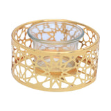 Maxbell Votive Candle Holders Candlestick Holder for Festival Tabletop Decoration round geometry