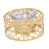 Maxbell Votive Candle Holders Candlestick Holder for Festival Tabletop Decoration round geometry